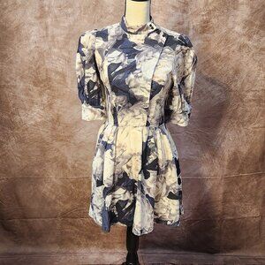 H&M Floral Fit & Flare Dress